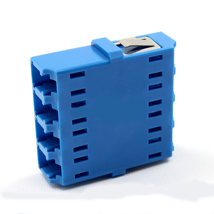 LC Single Mode Four Core Integrated Type Fiber Optic Adapter